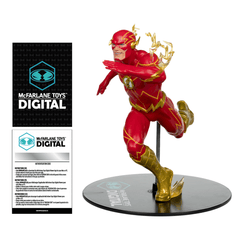 DC Direct - Mcfarlane Toys Digital - The Flash 12in Statue By Jim Lee